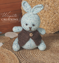 Load image into Gallery viewer, Handmade Knitted Bunny Toy – Perfect Photo Prop & Nursery Decor
