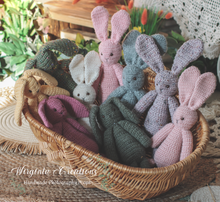 Load image into Gallery viewer, Knitted Bunny Toy | Posing Prop | Photography Prop | Handmade | Various Colours Available