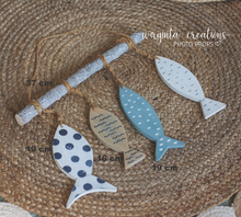 Load image into Gallery viewer, Wooden Nautical Fisherman’s Set | Decorative Coastal Photo Props for Newborn and Children Photography | Home Décor | Upcycled Fisherman's Bundle