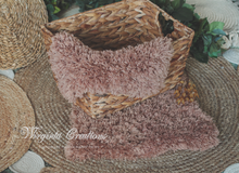 Load image into Gallery viewer, Handmade Fuzzy Layer | Teddy Bear Style | Brown | Unique Photography Prop