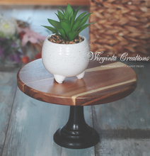 Load image into Gallery viewer, Wooden Cake Stand | Cake Smash | Home Decor | Table Setting | Unique Rustic | Woodlands, Nature Theme