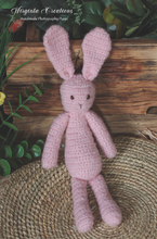 Load image into Gallery viewer, Knitted Bunny Toy | Posing Prop | Photography Prop | Handmade | Various Colours Available
