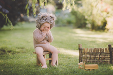 Load image into Gallery viewer, Handcrafted wooden bench. Natural wood, brown, rustic looks. Ready to send