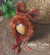 Load image into Gallery viewer, Burnt orange fox outfit for 6-12 months old. Ready to send