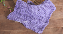 Load image into Gallery viewer, Blanket/layer. Lilac. Bump blanket. Basket filler. Ready to send. Photo prop