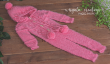 Load image into Gallery viewer, Footless pyjama, onesie style outfit for 12-24 months old. Photography prop