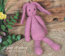 Load image into Gallery viewer, Knitted Bunny Toy | Posing Prop | Photography Prop | Handmade | Various Colours Available
