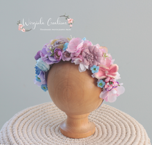 Load image into Gallery viewer, Flower Headband | Toddler to Older Children | Pastel Colours | Photography Prop | Posing Headpiece | Flower Halo