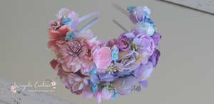 Flower Headband | Toddler to Older Children | Pastel Colours | Photography Prop | Posing Headpiece | Flower Halo
