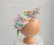 Load image into Gallery viewer, Flower Headband | Toddler to Older Children, Adult | Pastel Colours | Photography Prop | Posing Headpiece | Flower Halo