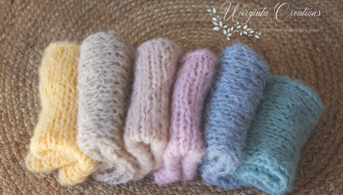 Handmade Alpaca Layer | Colours: Yellow, Camel Brown, Light Pink, Darker Pink, Light Blue, Mint | Photography Prop