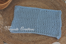 Load image into Gallery viewer, Handmade Layer | Colours: Mauve, Grey,  Blue | Knitted Photography Prop