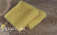 Load image into Gallery viewer, Handmade Layer | Yellow Colour | Knitted Photography Prop