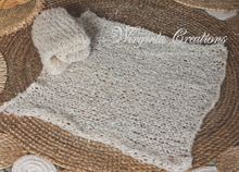 Load image into Gallery viewer, Handmade Layer | Cream Colour | Knitted Photography Prop