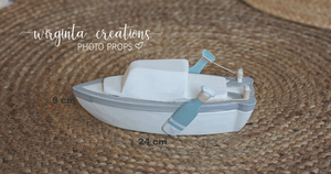 Wooden Nautical Fisherman’s Set | Decorative Coastal Photo Props for Newborn and Children Photography | Home Décor | Upcycled Fisherman's Bundle