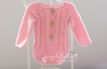 Load image into Gallery viewer, Pink Teddy Bear Outfit for 6-12 months old. Photography outfit