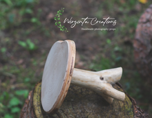 Load image into Gallery viewer, Handmade Natural Wood Cake Stand-Cake Smash - Unique Rustic, Woodlands Theme