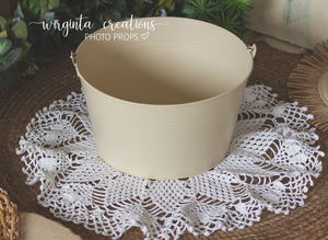 Vintage Round Lace Layer for Newborn and Sitter Photography