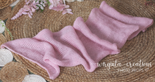 Load image into Gallery viewer, Newborn set | Pink | Knitted Wrap and Bonnet | Ready to Send