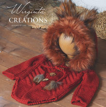 Load image into Gallery viewer, Fox Hooded Romper - Size: 9-18 Months Old - Handmade - Knitted Outfit - Woodlands-Inspired Photography Prop