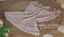 Load image into Gallery viewer, Newborn set | Latte Brown| Knitted Layer and Bonnet| Fringe style| Ready to Send