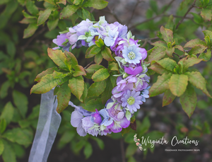 Flower Halo Wreath Crown - Toddler to Older Children - Lilac, Purple Photography Prop - Posing Headpiece - Ready to Ship - Can be used from 6 months old