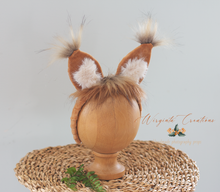Load image into Gallery viewer, Festive Squirrel Woodlands Headband - Handmade Christmas Photography Headpiece