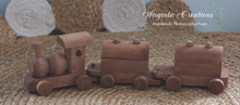 Load image into Gallery viewer, Natural Wood Train Toy: Perfect for Photoshoots and Home Decor