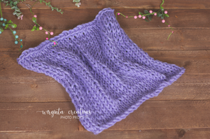 Blanket/layer. Lilac. Bump blanket. Basket filler. Ready to send. Photo prop