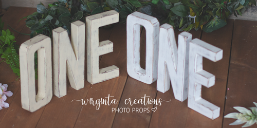 Wooden letters ONE. Handmade birthday décor. Photography. Cake Smash. Free-standing. Distressed Cream, White. Made-to-order