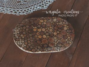 Oval wooden tray, Handcrafted, decorative stand, Natural wood, Home décor, wooden presentation stand, Coffee tray, Stage prop, Photography prop, Ready to send