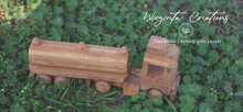 Load image into Gallery viewer, Natural Wooden Toy Truck: Perfect for Photoshoots and Home Decor
