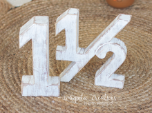 Load image into Gallery viewer, Wooden numbers
